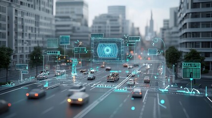Poster - Intelligent AI driven energy grid harmonizing solar wind and traditional power sources to optimize urban power management and distribution for a sustainable efficient