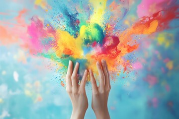 Wall Mural - Idea  , Generative AI