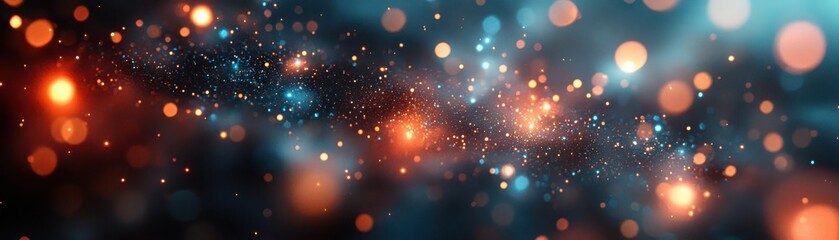 Poster - Captivating golden lights illuminating their spark abstract scene photographic art enigmatic atmosphere close-up view highlighting radiance