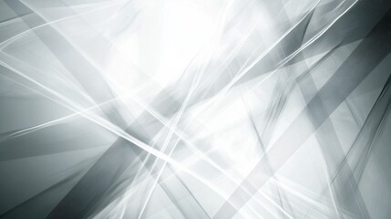 Poster - Abstract Light Background with Soft Gray Tones and Dynamic Diagonal Lines Creating a Modern and Ethereal Design for Digital Artwork or Print Media