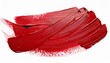 © ArtPixel-Portfolio - Dynamic and textured composition of vibrant red paint brush strokes on a pure white canvas, ideal for adding a striking element to any project