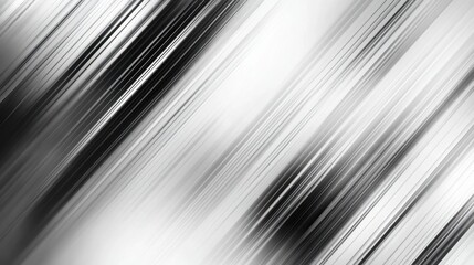 Poster - Abstract Black and White Background with Diagonal Lines Creating a Sense of Movement and Depth in a Contemporary Artistic Style for Various Design Projects