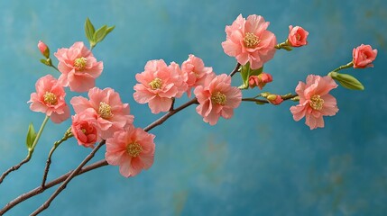 Petula flowers bloom in haste during sunrise, creating a vibrant display of blossoms. The photo captures the beauty of petula flowers with a serene background and ample copy space.