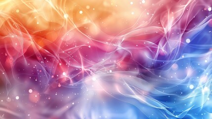 Poster - Abstract colorful background with swirling patterns and light, creating a dreamy atmosphere during a serene evening