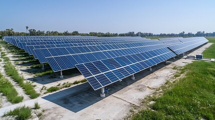 Poster - Cutting Edge Sustainable Smart Home with Striking Solar Array and Optimized Battery System for Renewable Energy Utilization  A visually stunning