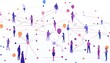 © Nattapat - Innovative business network representation, people linked across continents by digital pathways, global and futuristic appeal, AIinspired icons, vibrant colors, highdetail style