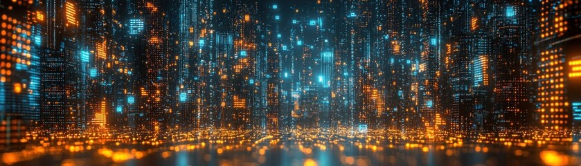 Poster - Illuminating global internet infrastructure a technological transformation across earth's urban landscapes