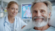 © Roman - Smiling Male Patient Enjoying Caring Moment With Nurse in Hospital Room While Receiving Treatment and Support From Medical Staff During Daytime