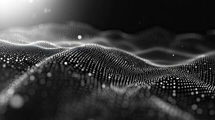 Poster - Evenly spaced grid of tiny points, creating a soft, structured background texture ideal for subtle designs