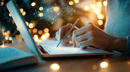 Poster - Creative Writing in a Holographic Space