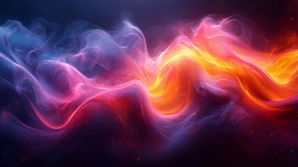 Poster - Dynamic and Modern Abstract Header with Vibrant Shapes and Fluid Motion Evoking Energy and Creativity in a Colorful Background