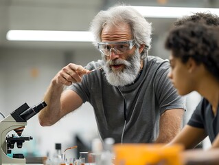 Poster - Biotech Professor Demonstrates CRISPR Gene Editing Tools to Curious Graduate Students in Clean and Clinical Laboratory Setting Engaged Students Observing and Learning from Knowledgeable Instructor