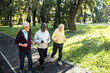 © Marko Geber - Senior men jogging in the park together