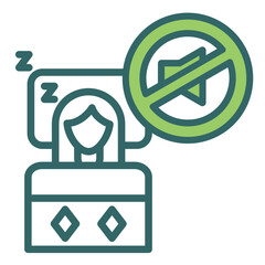 Sticker - Silence Icon