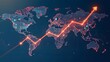 © anyatachka95 - A graph illustration shows a rising stock market trajectory indicating significant growth and evolving trends