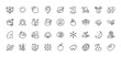 © blankstock - Worms, Snow weather and Sunrise line icons pack. AI, Question and Answer, Map pin icons. Green energy, Cherry, Pillow web icon. Rainbow, Snowflake, Beans pictogram. Vector
