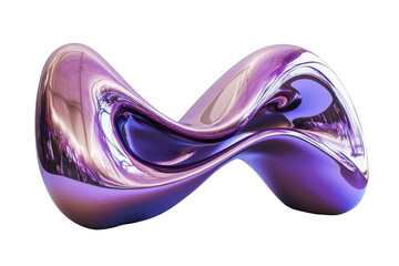 Poster - Colorful gradient metaball liquid blob design rendering in modern abstract art style