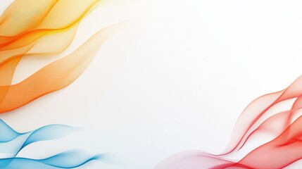 Poster - Detailed watercolor texture background with smooth, flowing color transitions, ideal for artistic design projects, isolated on white background.