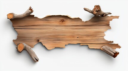 Poster - Realistic barn wood texture background with worn, natural details and rustic appeal, ideal for vintage or countryside-themed designs, isolated on white.