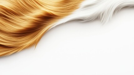 Poster - Realistic brown fur texture background with detailed fibers and subtle color variations, ideal for adding warmth to backgrounds, isolated on white.
