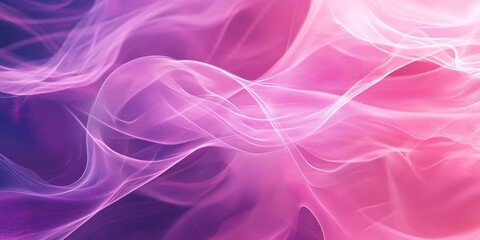 Canvas Print - Abstract soft light in shades of pink and purple creates a captivating neon background. This pastel color scheme offers a mesmerizing display of abstract pink purple neon soft light.