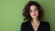 © Lifestyle Images - A woman with short hair and a black dress is smiling for the camera