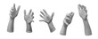 © valiantsin - Open hand gesture of a woman reaching out, isolated on a white background. Symbolic concept of support, trust, and care. Abstract sign of help, hope, and teamwork. Flat