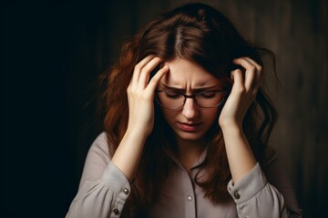 Migraine Misery: Seeking Relief in Darkness