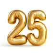© baymissal - 25 number in gold AI generated
