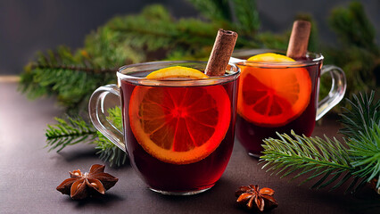 Wall Mural - christmas mulled wine