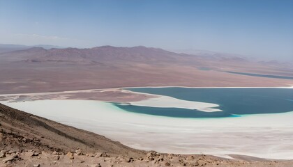 Wall Mural - A view of Lake Assal in Djibouti