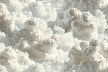 Aufkleber - A collection of clouds suspended in mid-air, offering a serene and peaceful atmosphere