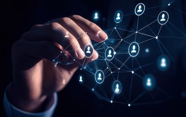 Poster - Connecting digital networks through technology interactions that enhance collaboration and communication in modern environments