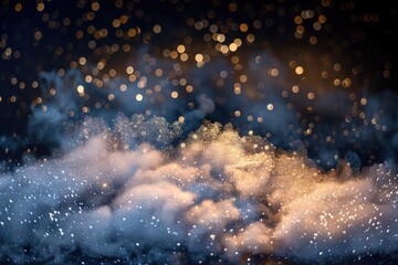 Aufkleber - A blurry image of a cloud of smoke