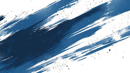 Aufkleber - Abstract navy blue and white background with grunge brush strokes