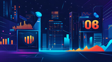 Aufkleber - An illustration of the IPO process, showcasing a companys transition from private to public, offering stocks to investors for financial growth and potential profits
