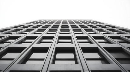 Poster - The facade of an office building