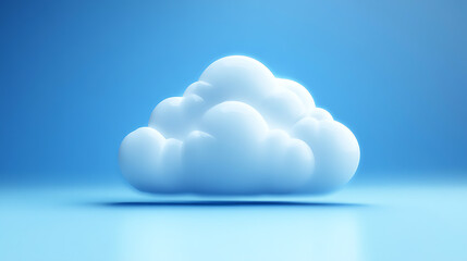 Leinwandbilder - Cloud computing service on paas software platform concept abstract background