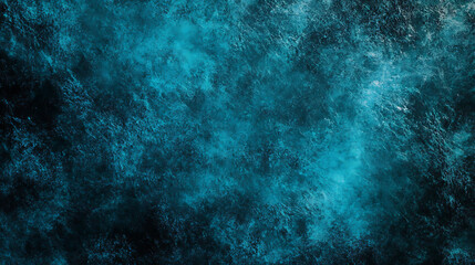 Poster - Dark teal and black gradient background with grainy noise texture grungy abstract design