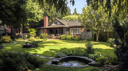Aufkleber - Online real estate property value assessment home buying offers digital painting