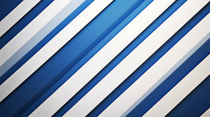 Poster - Blue and white background with curved lines, corporate style web banner