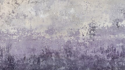 Poster - Purple and beige weathered wall background showing signs of age, decay, cracks, and peeling paint, creating a vintage or grunge aesthetic