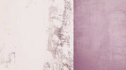 Poster - Distressed pink and white concrete wall provides a versatile backdrop for creative projects, with a worn, grungy texture and captivating contrast. Ideal for architecture, decor, or photography