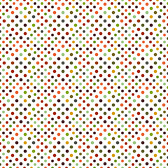 Poster - Abstract seamless dot pattern background - colorful vector design