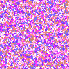 Poster - Colorful seamless geometrical mosaic triangle pattern background - abstract vector illustration from random triangles