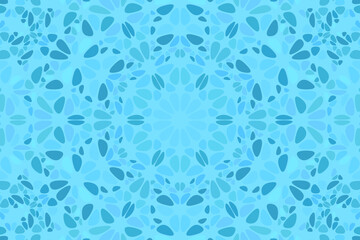 Poster - Abstract dynamic mosaic website background - psychedelic circular colorful vector graphic design