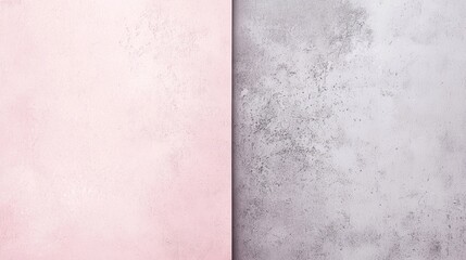 Poster - Two-tone textured background featuring pink and grey hues creating a modern and minimalist design, perfect for various design projects