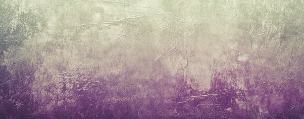 Poster - Old grunge wall transitions from beige to purple, perfect for vintage and distressed designs. Ideal for banners, posters, and social media posts