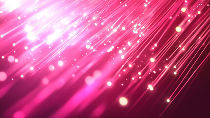 Aufkleber - Abstract network of glowing fiber optic cables futuristic 5g technology background digital illustration