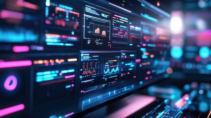 Poster - Futuristic Computer Interface